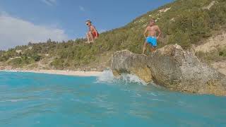 lefkada whater jump 2 [upl. by Euphemie5]