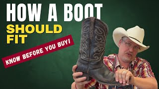 How A Boot Should Fit What You Need To Know [upl. by Nallij192]