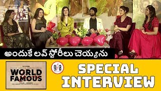 World Famous Lover Team Interview  Vijay Devarakonda Rashi Khanna Aishwarya Rajesh  Greatandhra [upl. by Gustafsson184]