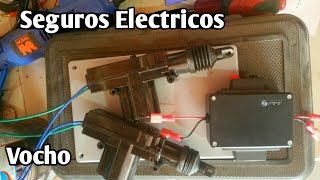 Como Adaptar Seguros Electricos a tu Auto Clasico  Vocho  Parte 1 [upl. by Frayda]