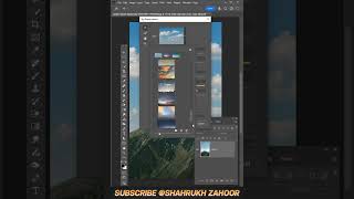 Cinematic Sky Replacement in Photoshop StepbyStep Guide shorts photoshop [upl. by Zedecrem]