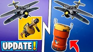 ALL Fortnite 840 Changes  Planes Return New Items Grenade Launcher Update [upl. by Aicetel]