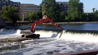 Des Plaines River Dam Removal  part 3 [upl. by Ellenohs]