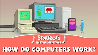 How Do Computers Work Instrumental  StoryBots [upl. by Acinhoj920]