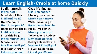 Easy English Conversation  Learn EnglishCreole at home for beginners [upl. by Clayborne83]