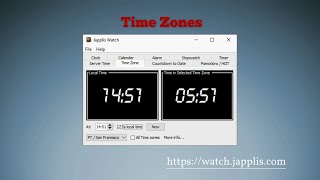 Free Time Tools for your PC  Japplis Watch [upl. by Nette]