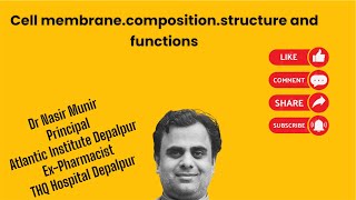 Cell membrane it’s structure composition and functions [upl. by Erotavlas]