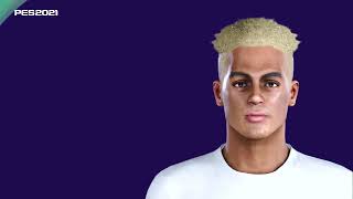 OMARI HUTCHINSON FACE CREATION  PES 2021  CHELSEA FC [upl. by Niliram]