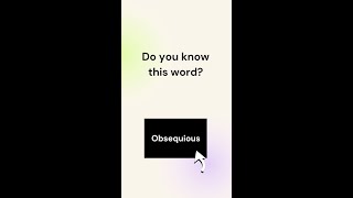 Obsequious Definition  Vocabulary Builder [upl. by Buyers600]