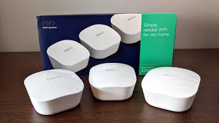 Eero 6 Mesh Router WiFi SPEED TEST AND UNBOXING BEST for the PRICE [upl. by Brahear]