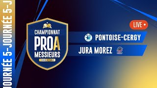 PRO A MESSIEURS  J5  PONTOISE CERGY vs JURA MOREZ [upl. by Radek373]