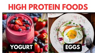 High Protein foods that you should eat [upl. by Attem622]