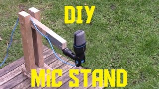 How to make a microphone stand AKIO TV [upl. by Nnylodnewg356]