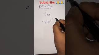 Rationalise 13sqrt5 maths [upl. by Ahsiened]