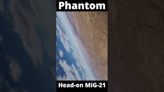 F4 Phantom HeadOn MiG21 DCS World ecw [upl. by Adolf73]