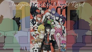 Akame ga Kill Jaegers  Tatsumi react to Night Raid  ༺Andy༻ [upl. by Miculek]