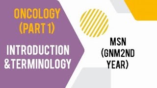 introduction of oncology  terminology of oncology in hindi [upl. by Feune734]