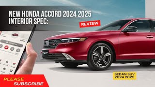 New Honda Accord 2024 2025 Interior Spec [upl. by Rida9]