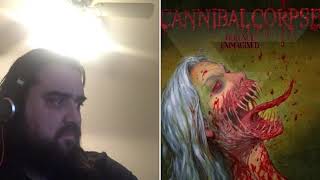 REACTION Cannibal Corpse  Inhumane Harvest [upl. by Nallek279]