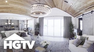 360 Video Tour  HGTV Dream Home 2017  HGTV [upl. by Eselehs354]