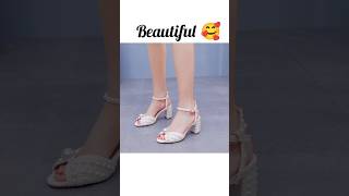 ✨New beautiful heel sandal 🥰 design combination viral new idea 💡shorts trending [upl. by Anuayek7]