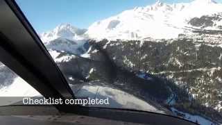 Sarntal to Courchevel 211 NM Quest Kodiak 100 [upl. by Salahi]