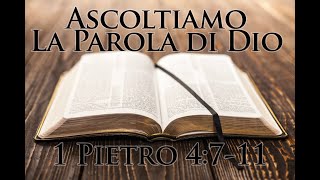 Ascoltiamo la Parola di Dio  1 Pietro 4711  29 Settembre 2024 [upl. by Nonac]