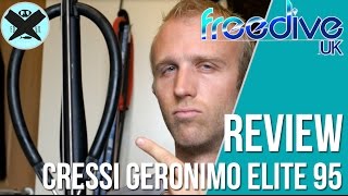 Cressi Geronimo Elite 95 speargun review  FreediveUK Videos [upl. by Mozart]