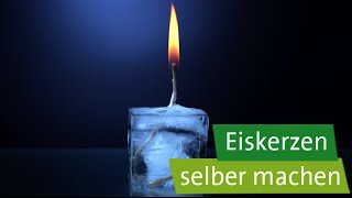 DIY – Geschenke selber machen Eiskerzen [upl. by Anavoj]