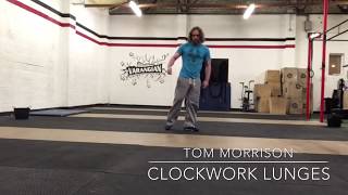 Clockwork Lunges for healthy strong knees [upl. by Merrell78]