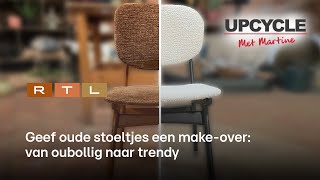 Zo tover je oude stoelen van de kringloop om tot trendy eyecathers  Upcycle met Martine [upl. by Tterab]