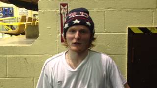 Ice hockey Interview with Kinnelons Hunter Ledwith [upl. by Stephana]