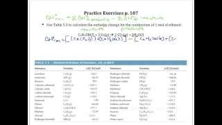 Practice Exercise p 187 Hess Law and Enthalpies of Formation [upl. by Eniloj374]