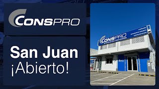 ¡Ya abrió Nueva Tienda Conspro en San Juan [upl. by Ulane]