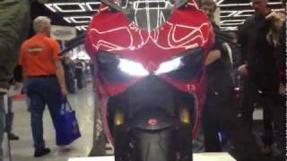 Ducati 1199 Panigale  headlight taillights and instrumen [upl. by Siuluj]