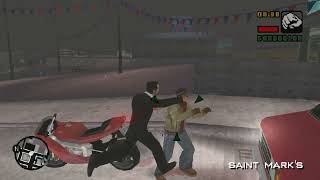 GTA LCS  Worlds fastest fistfight 0008 WORLD RECORD [upl. by Yraht]