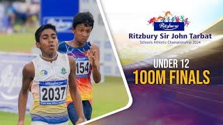 100m Finals U12  53rd Ritzbury Sir John Tarbat Junior Athletic Championship [upl. by Adnirim]