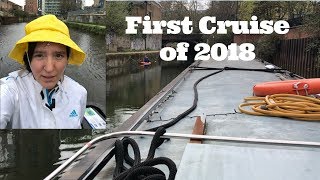 First Narrowboat Journey of 2018 [upl. by Smailliw510]