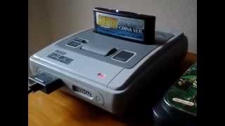 Flash Cartridge Super Everdrive China Version en Super Nintendo PAL [upl. by Paula]