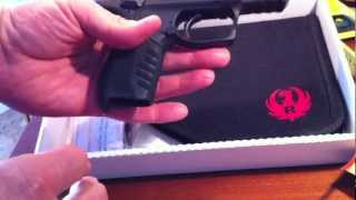 Ruger SR22 Opening the box amp quick closeup pistol OTB [upl. by Nrev118]