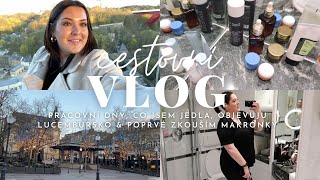 VLOG pracovniĚ dny co jsem jedla objevuju Lucembursko amp poprveĚ zkousĚŚiĚm makroĚnky [upl. by Ayana]