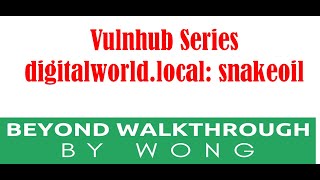 Cyber Security  Ethical Hacking  Pentesting Lab  Vulnhub  Walkthrough  snakeoil [upl. by Asial]