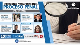 Exclusiones probatorias en el proceso penal [upl. by Adai]