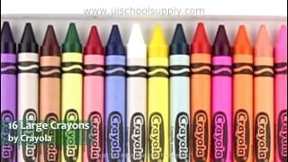 16 Crayola Large Crayons 550336 [upl. by Kipp]