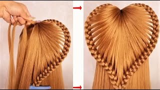 simple new open hairstyle  latest new hairstyle  hairstyle for girls  easy hairstyle [upl. by Annaihr]