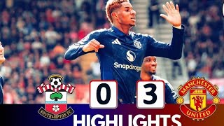 Manchester United VS Southampton 30 Highlights😍Man Utd Highlight [upl. by Beaumont]