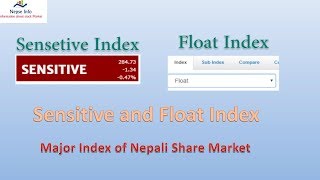 Nepse Sensitive Index and Float Index [upl. by Ellehcor]