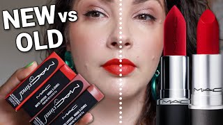 Tested new MACximal Matte Lipstick vs the old Matte Lipstick formula [upl. by Graniela359]