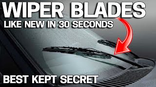 How to Make Windshield Wiper Blades Like NEW in 30 Seconds [upl. by Amy]