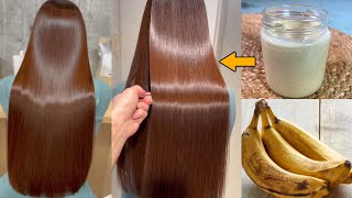 KERATINA CASERA DE BANANA🍌 PARA CABELLO SECO Y MALTRATADO Elimina el frizz [upl. by Icaj]